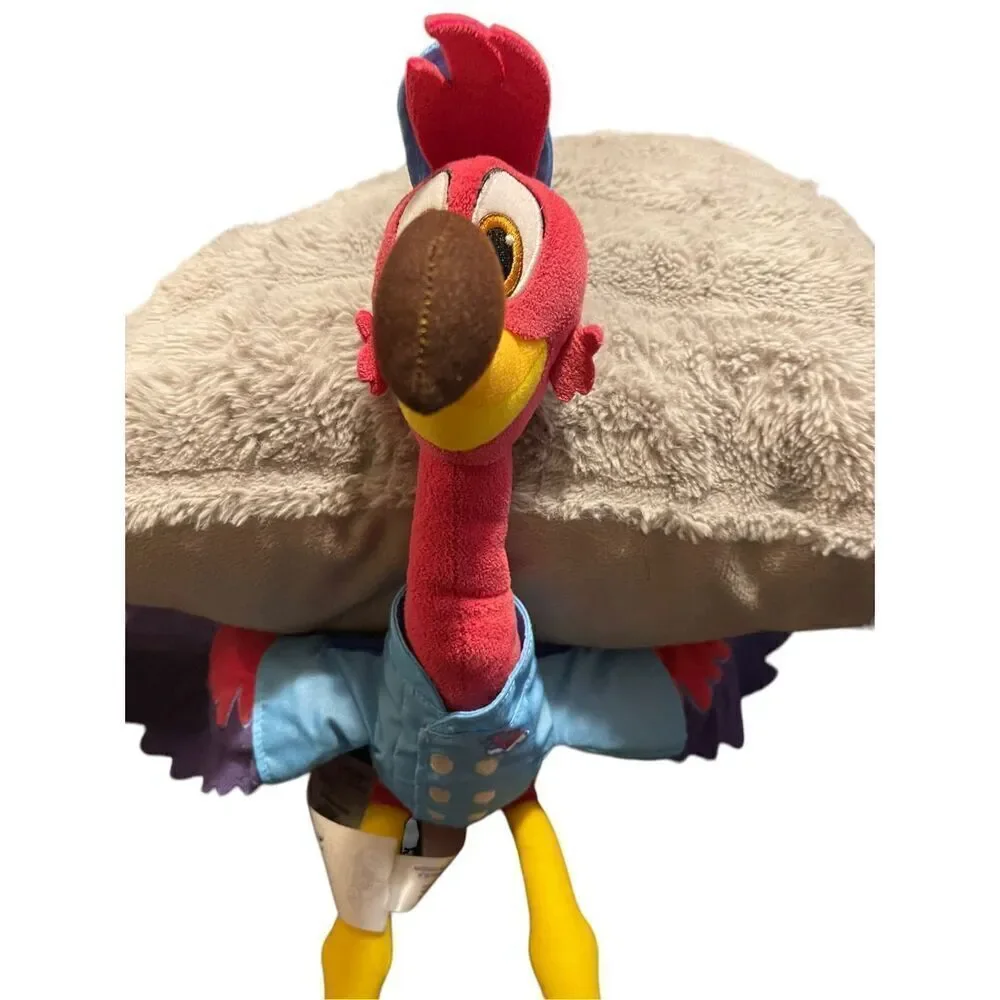Disney Store Toy's Multicolor Junior T.O.T.S Freddy Flamingo Bird Plush Stuffed